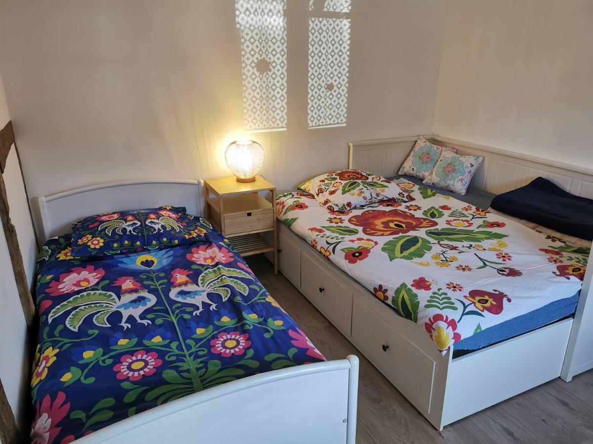 Une Maison A Colombages - Cosy, Lumineuse Et Sauna Kesseldorf Exteriör bild
